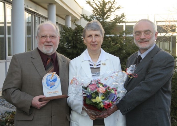 Lothar Ludwig, Ehrenvorsitzender, Roswitha Stille, Bundesvorsitzende, Karl-Eugen Siegel, stellv. Bundesvorsitzender